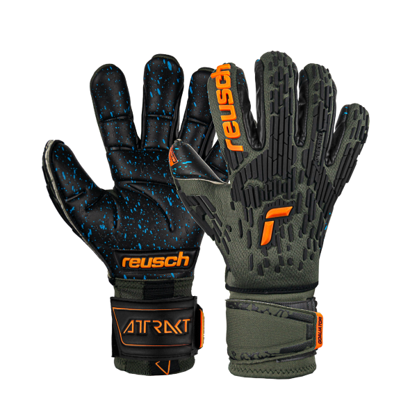 Reusch Attrakt Freegel Fusion Ortho-Tec Goaliator 5370090 5555  grey 1